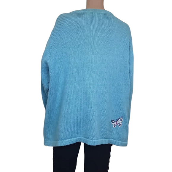 Quacker Factory Butterfly Dragonfly Embroidered Jacket - Picture 4 of 6